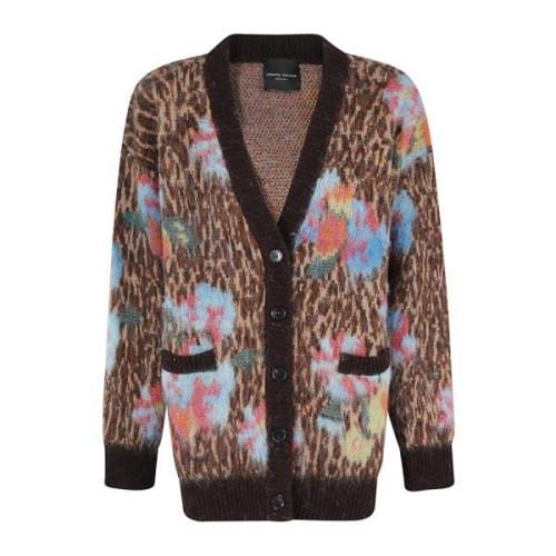 Jacquard Strik Cardigan