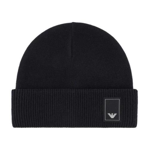 Ribstrikket Logo Patch Hat