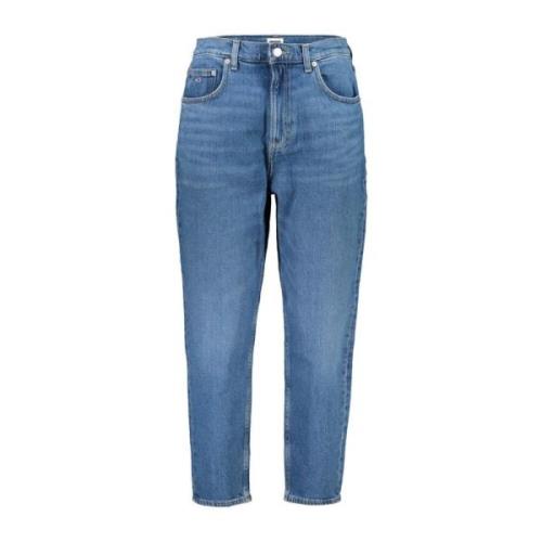 Broderede Ultra High Tapered Mom Jeans