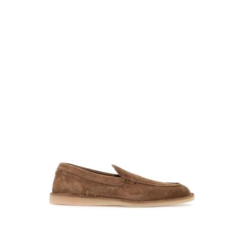 Suede Leather Moccas Loafers