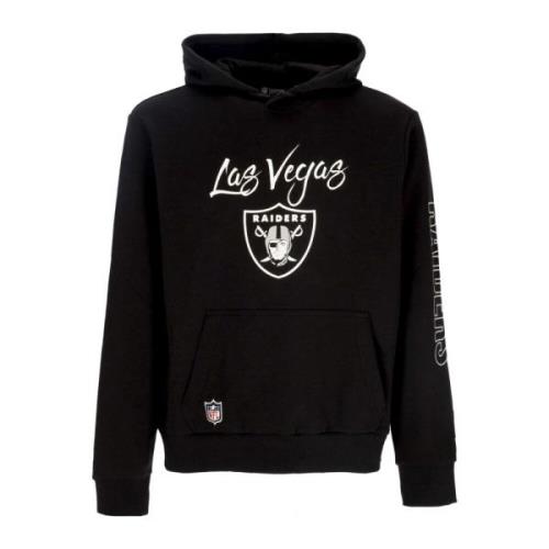 Las Vegas Raiders Script Hoodie Sort/Hvid