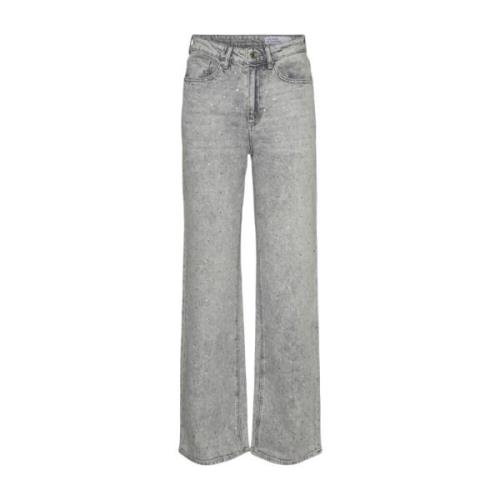 Højtaljede Bootcut Jeans