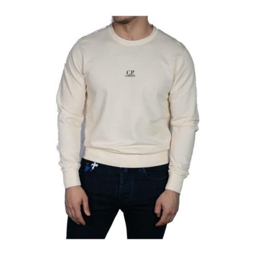 Ribbet crew neck sweatshirt med linse detalje