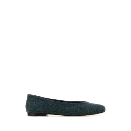 Denim balletflats