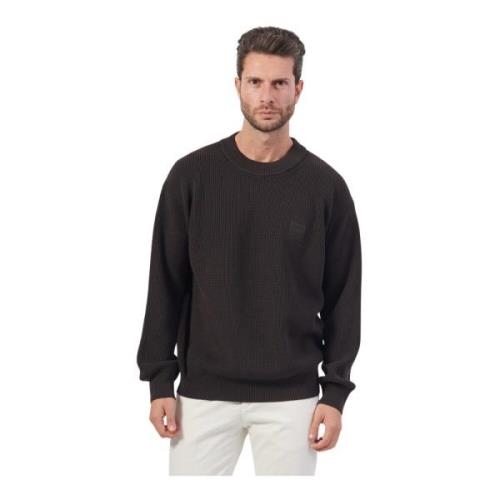 Brun Sweater Regular Fit Bløde Garn