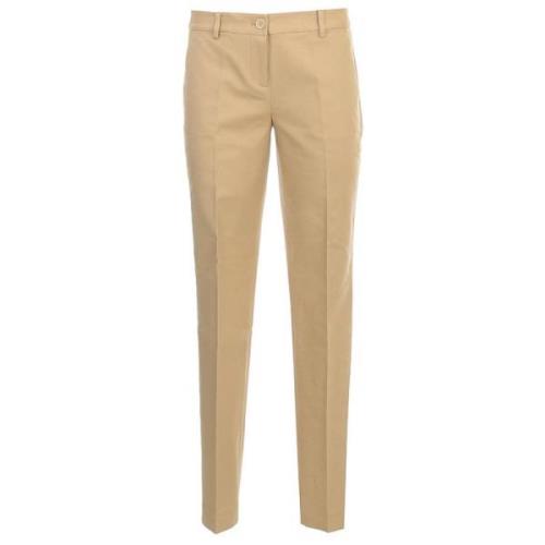 Klassiske Slim Fit Beige Bukser