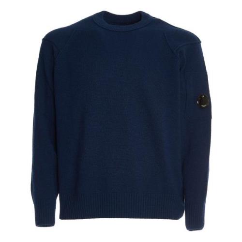 Blå Crew Neck Strik AW24