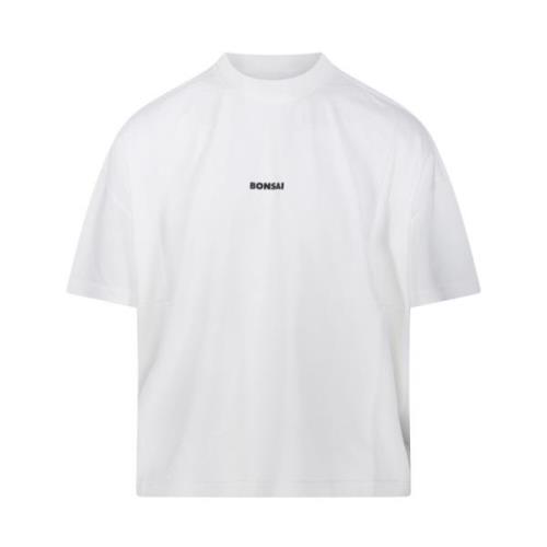 Hvid Logo Oversize T-shirt