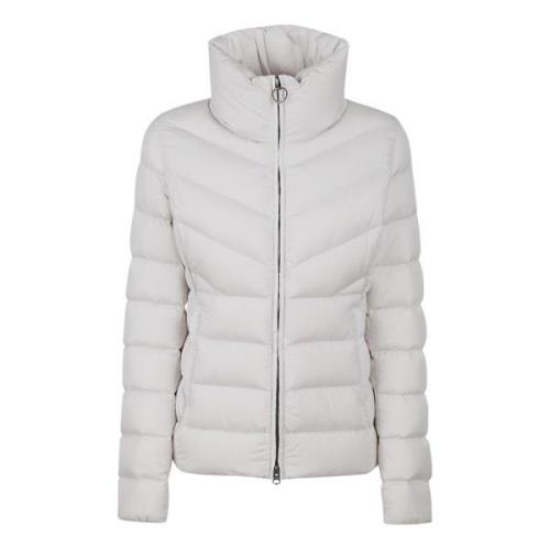 Ivory Bomber Jakke Nylon Stretch