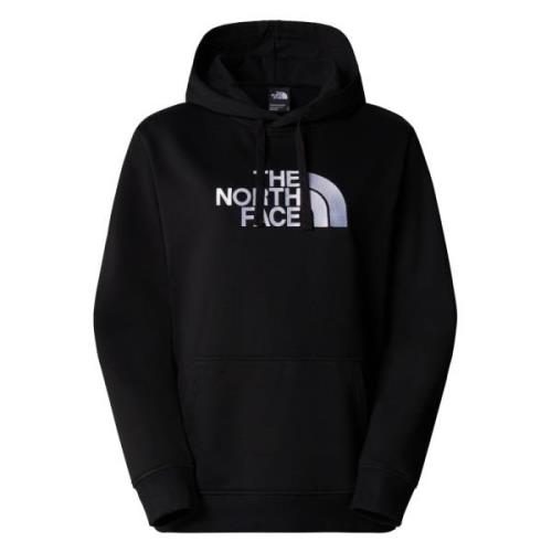 Sort Pullover Hoodie med Drew Peak