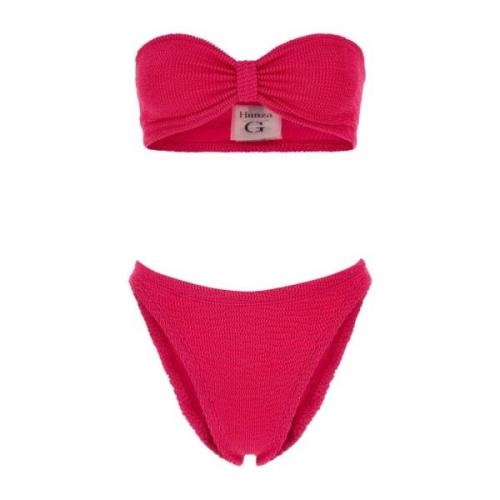 Fuchsia Jean Bikini i stræknylon