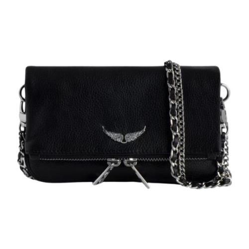 Nano Grained Leather Rock Clutch