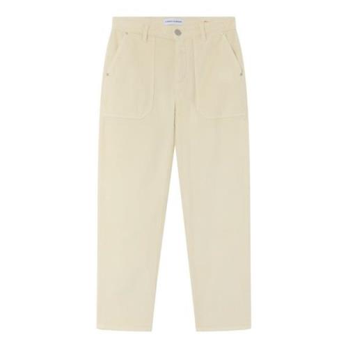 Velour Stribet Chino Bukser