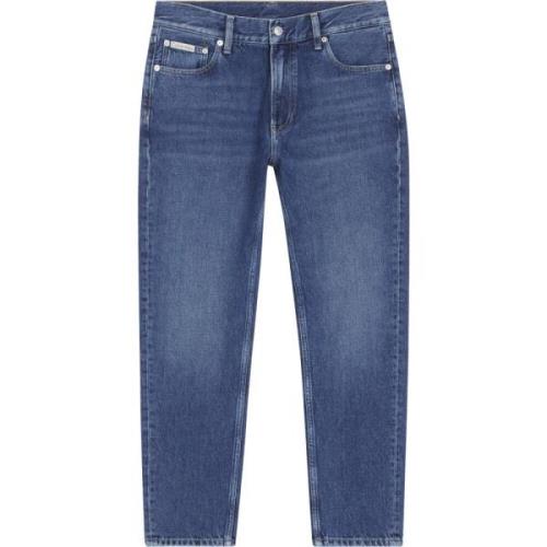 Afslappet pasform blå denim jeans