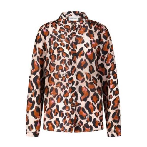 Bluse med Animal-Print, Elegant og alsidig