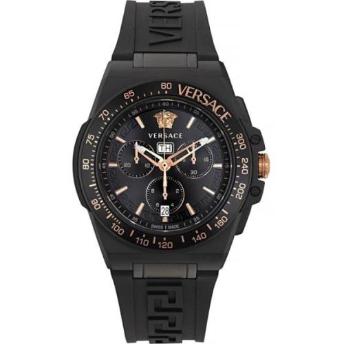 Kronograf GRECA LOGO CHRONO VEZ900521, Antracit/Gylden