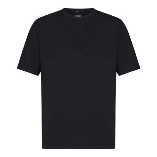 Sorte T-shirts og Polos med Tone-on-tone Logo