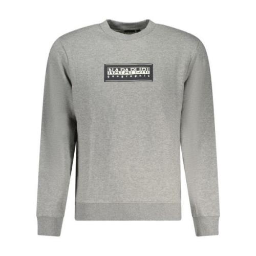 Logo Print Bomuld Crew Neck Sweatshirt