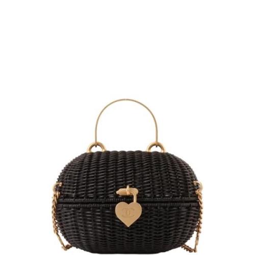 Pre-owned Rattan chanel-tasker