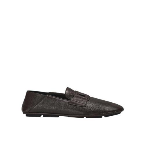 Læder Logo Loafers