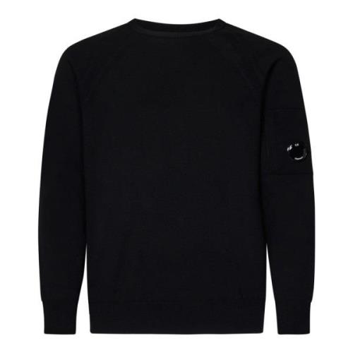 Sort Crewneck Uldbluse