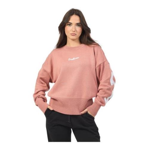 Pink Sweater med Maxi Logo