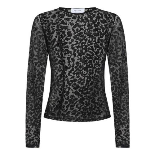 Sort Leopard Print Topwear AW24