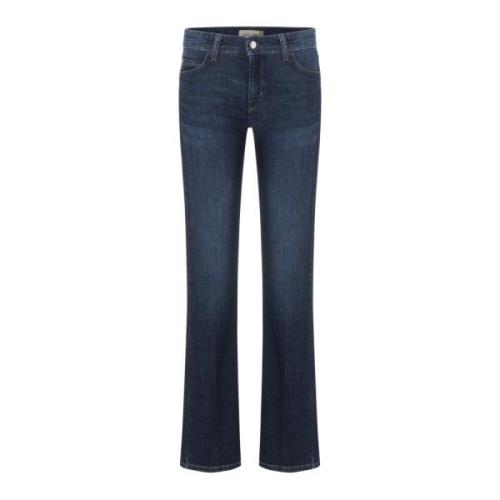 Mørk Denim Flare Jeans