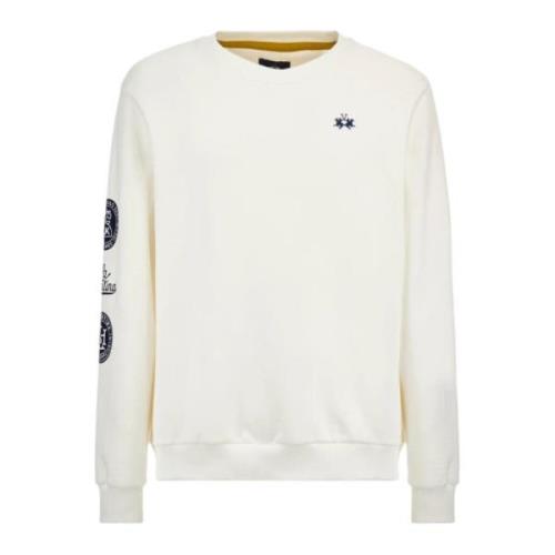 Bomulds sweatshirt med frontlogo