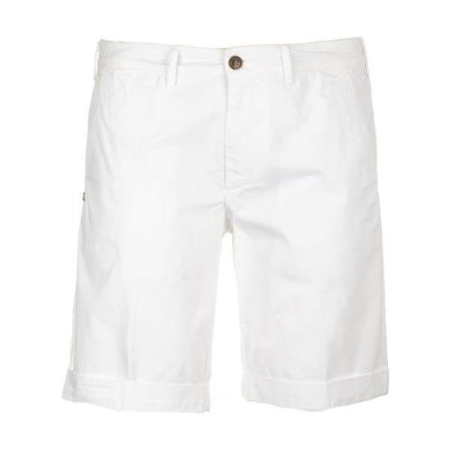 Hvide Chino Bermuda Shorts