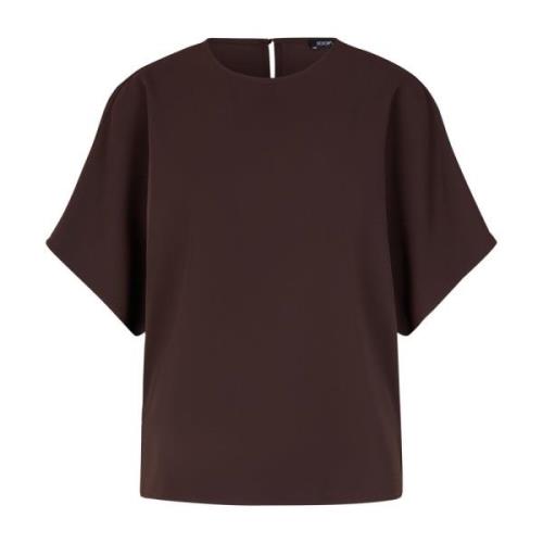 Elegant damebluse med halvlange ærmer