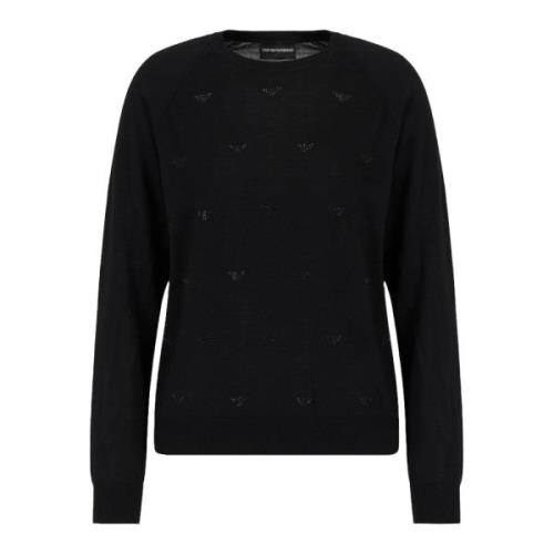 Rasata Crewneck Sweater med Micro Strass