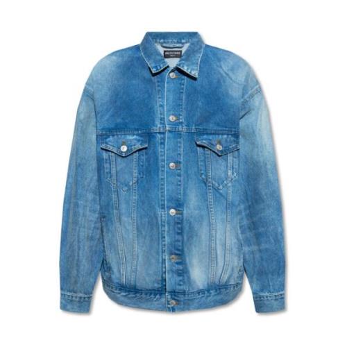 Oversize denim jakke