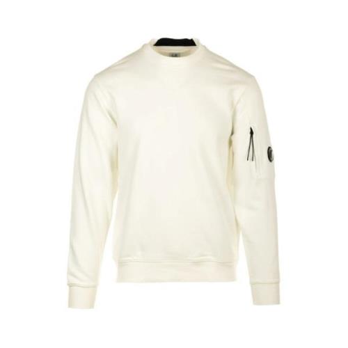 Hvid Crew Neck Lens Sweatshirt