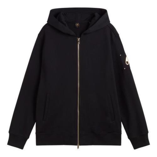 Luksus Full-Zip Hoodie med Guld Detaljer