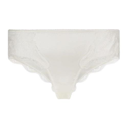 Satin Briefs med Blonder Detaljer