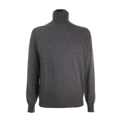 Kashmir Turtleneck Sweater Grå Strik