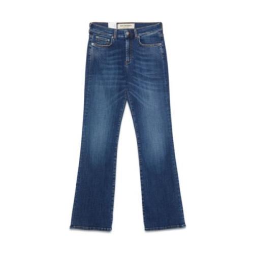 Boot Cut Stone Washed Denim Jeans