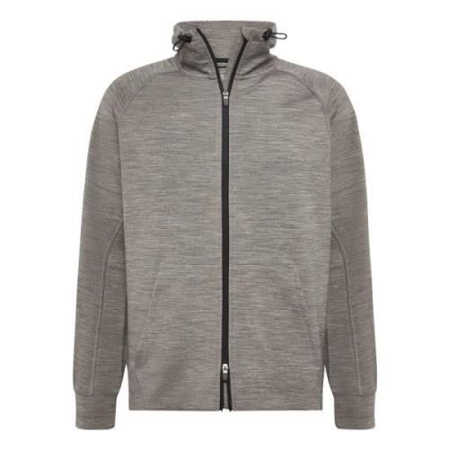 B TECH Full-Zip Hoodie I Let Uldblanding Scuba