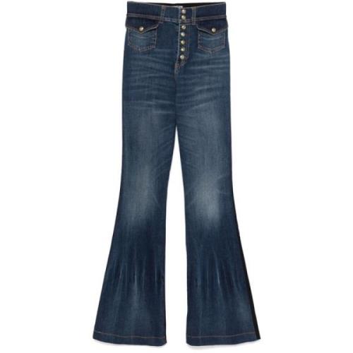 Blå Flare Jeans