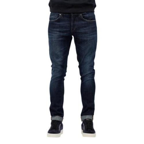 Mørk denim skinny jeans med stræk