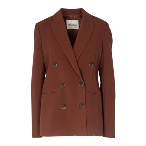 Dobbeltbrystet gabardine blazer