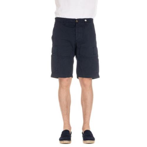 Blå Bomuld Bermuda Shorts Ares