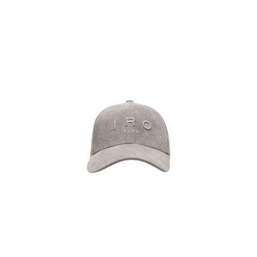 Corduroy Cap med broderet logo