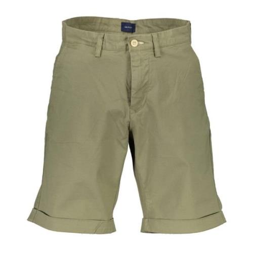 Grønne Bermuda Shorts til Mænd med Snøre