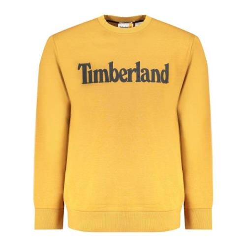 Brun Sweatshirt med Print og Lange Ærmer