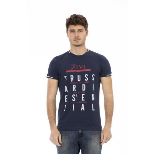 Casual kortærmet rund hals T-shirt