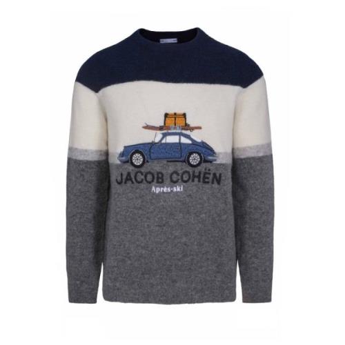 Multifarvet Usr01 Sweater Porsche Broderi