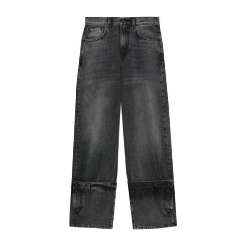 Sort Boyfit Brede Ben Jeans