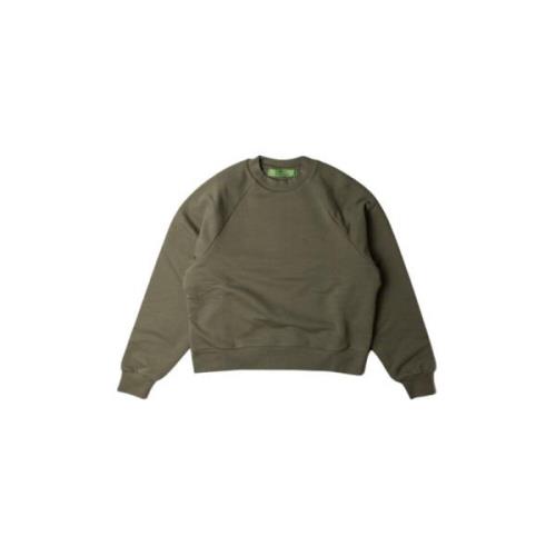 Dobbeltlags Crewneck i Four Leaf